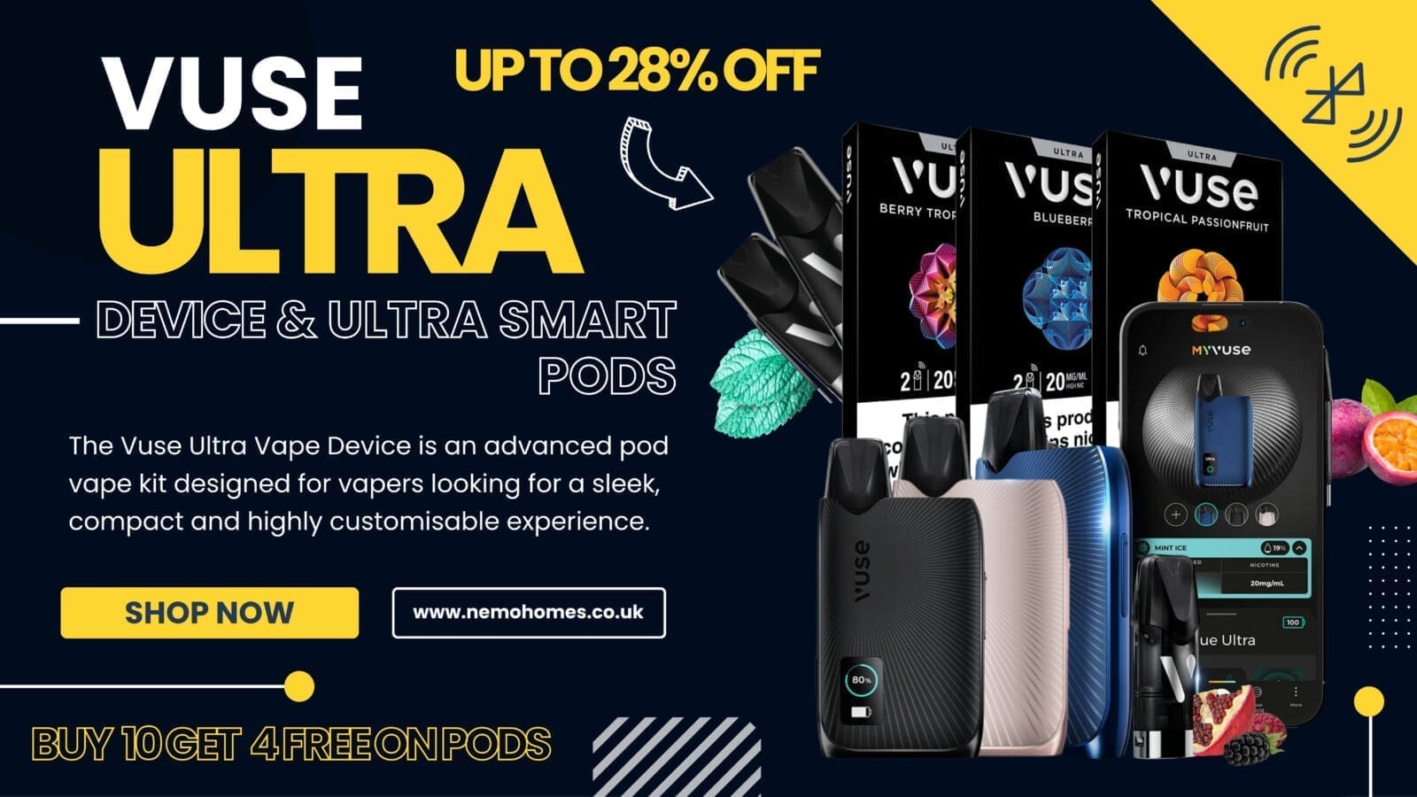 Buy Vuse Ultra - Free UK Next Day Delivery (no minimum spend)