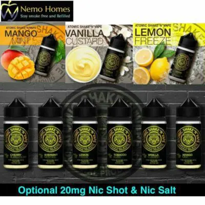 Buy Atomic Shake N Vape 50ML Nicotine Free ShortFill - Free UK Next Day Delivery (no minimum spend)