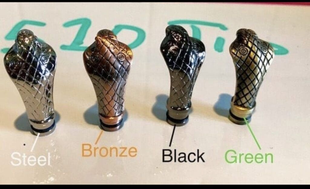 Buy Cobra 510 Metal Animal Drip Tip - Free UK Next Day Delivery (no minimum spend)
