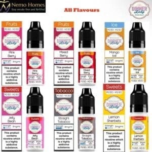 Buy Dinner Lady 6mg 50:50 E liquid 12mg - Free UK Next Day Delivery (no minimum spend)