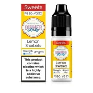 Buy Dinner Lady 6mg 50:50 E liquid 12mg - Free UK Next Day Delivery (no minimum spend)