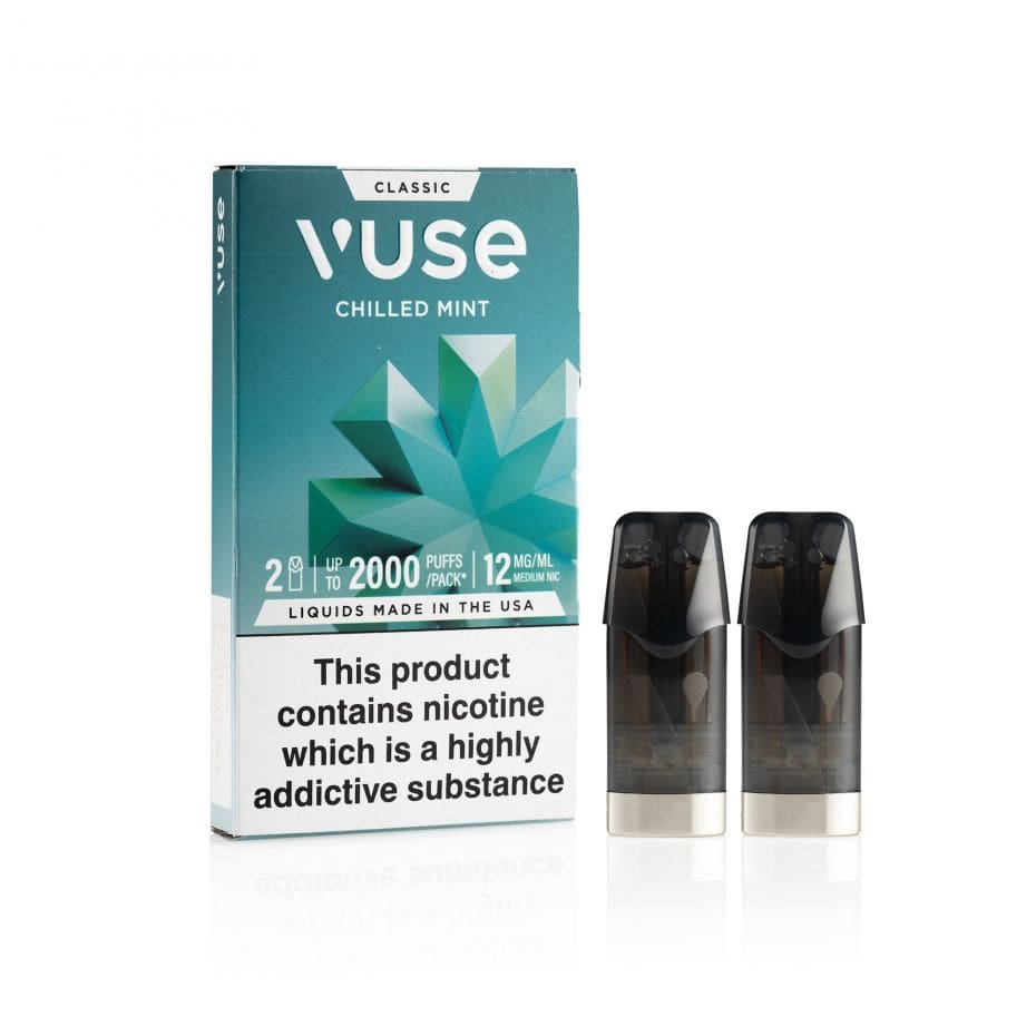 vuse chilled mint pods Mint Ice Vuse Ultra Prefilled Pods