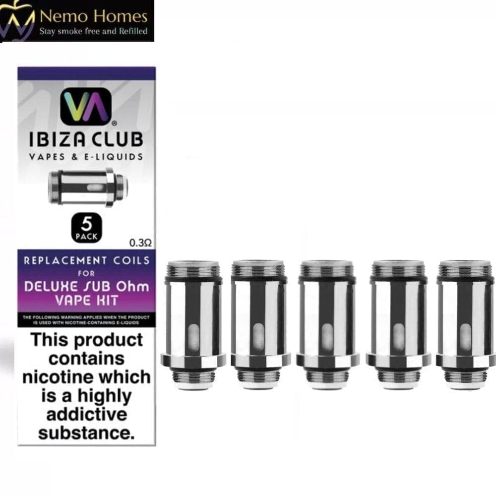 Ibiza Club Sub Ohm Vape Coils - Nemo Homes Ibiza Club Sub Ohm Vape Coils - Nemo Homes