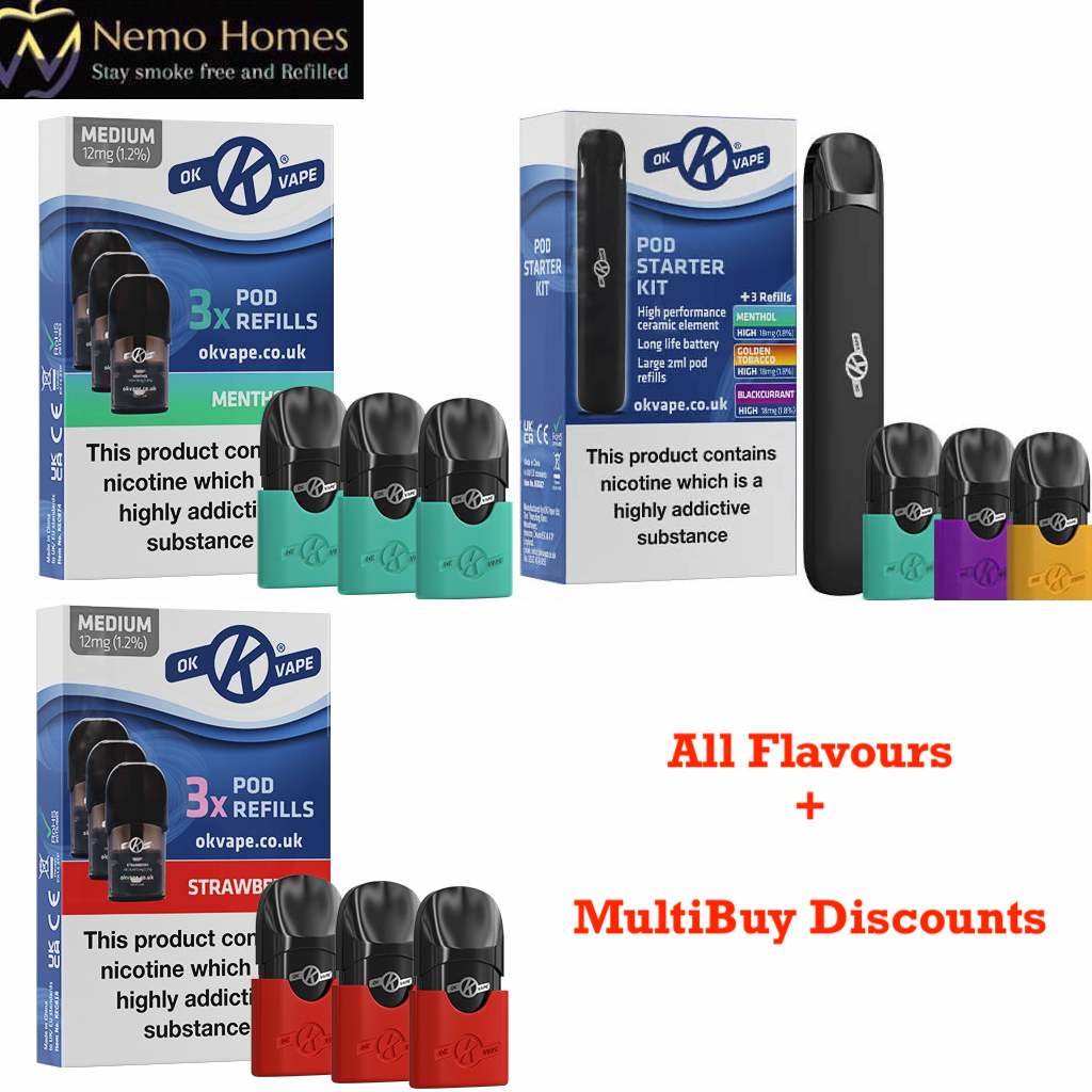 ok vape refills tesco Ok Vape Kits | Cartridges | Refills
