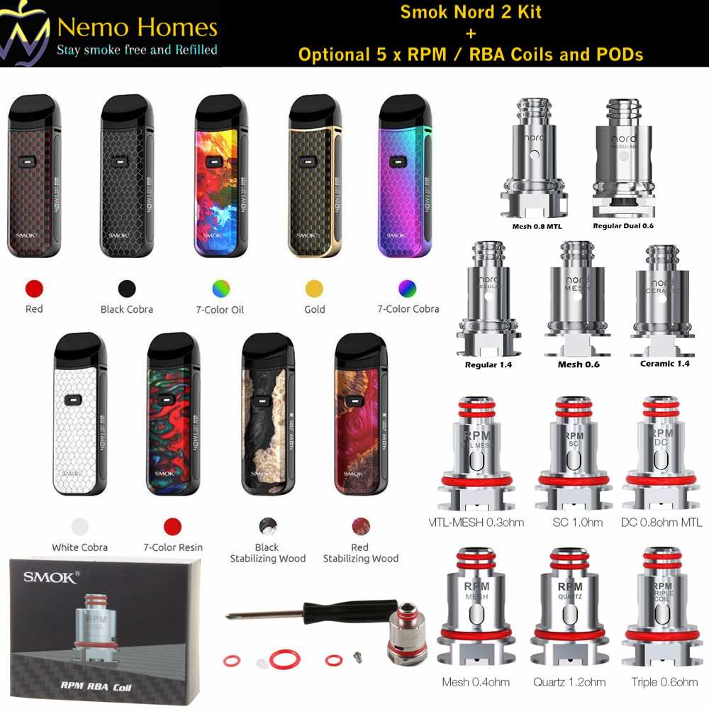 Smok Nord 2 Vape Starter Kit + Juice Nemo Homes Vape Shop