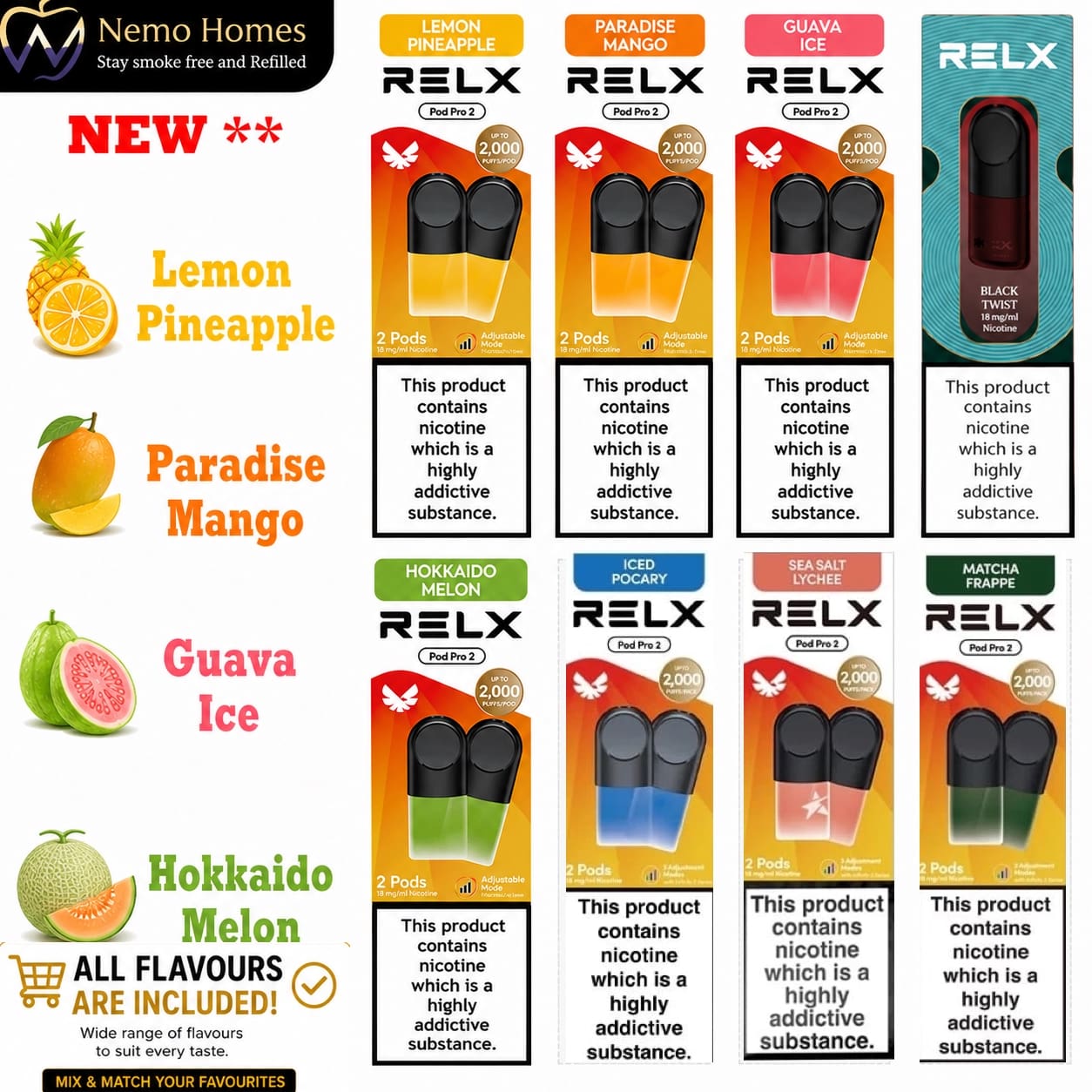 relx essential pods Geekvape WENAX S-C pod di ricambio 3ml (3 pz main image 0