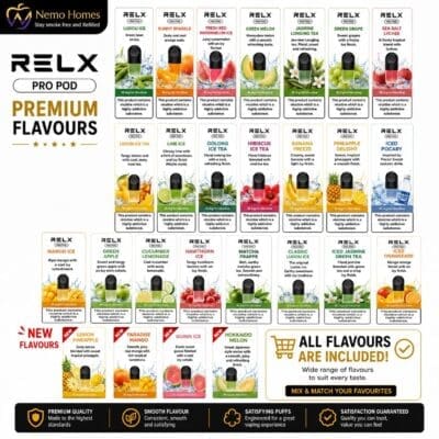Buy RELX Pro and Relx Cotton Pods Cotton - Free UK Next Day Delivery (no minimum spend)