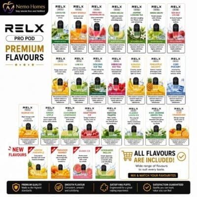 Buy RELX Pro and Relx Cotton Pods Cotton - Free UK Next Day Delivery (no minimum spend)