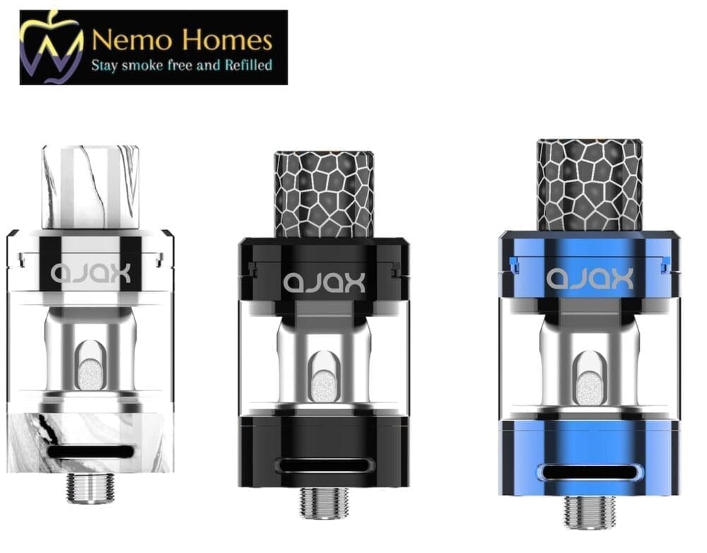 Buy Innokin Ajax 2ml E Cig Tank Kit + Opt Ajax Coils - Free UK Next Day Delivery (no minimum spend)