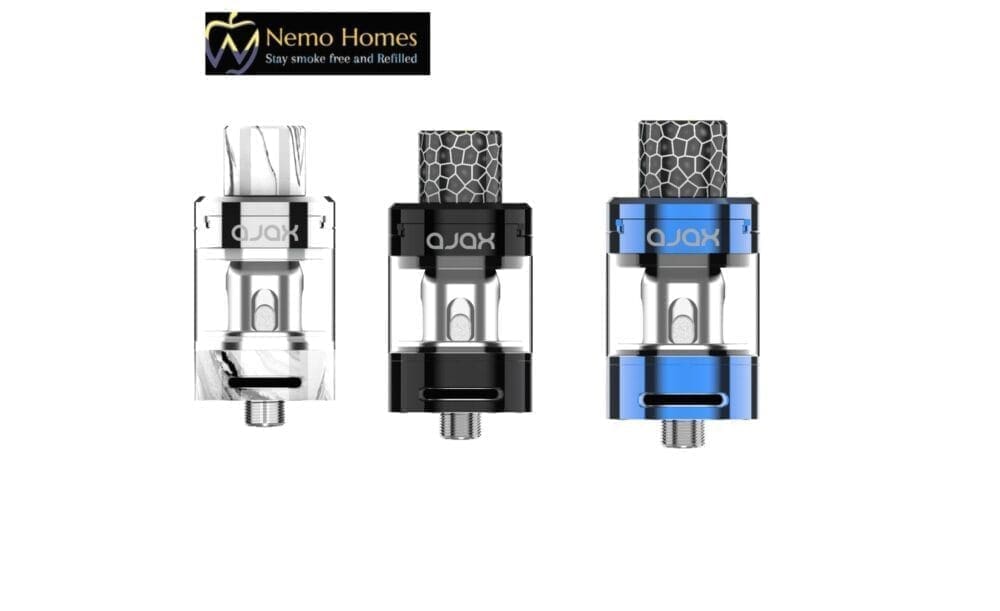 Buy Innokin Ajax 2ml E Cig Tank Kit + Opt Ajax Coils - Free UK Next Day Delivery (no minimum spend)