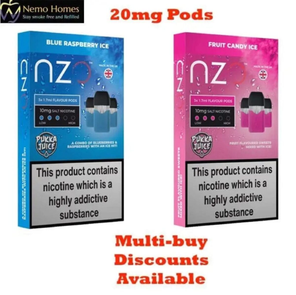 elf bar vape uk NJOY Ace Pods 2pk - 5ct