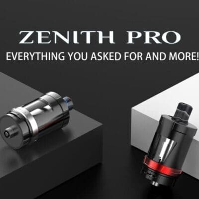 Buy Innokin Zenith Pro 2ml Vape Tank Kit + Opt Rings - Free UK Next Day Delivery (no minimum spend)
