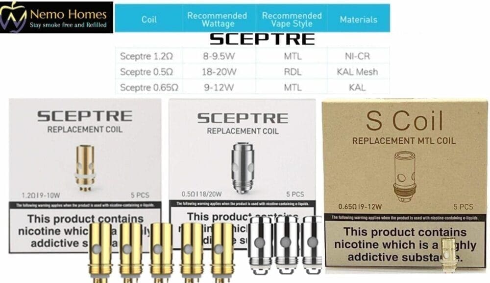 Buy Innokin Sceptre S Coils - Free UK Next Day Delivery (no minimum spend)