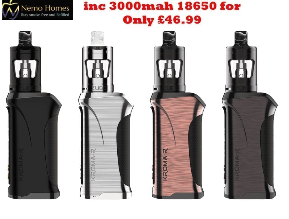 Buy Innokin Kroma R Zlide Kit + Battery & E liquid - Free UK Next Day Delivery (no minimum spend)