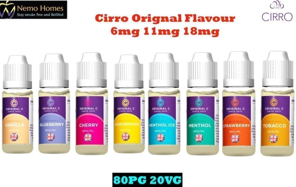 Buy CIRRO Original C 10ml E Liquid Cirro - Free UK Next Day Delivery (no minimum spend)