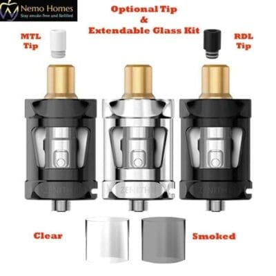 Buy Innokin Zenith 2 (II) Tank (2ML) Vape Tank Kit + Tips - Free UK Next Day Delivery (no minimum spend)