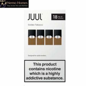 Buy Juul Golden Tobacco 9mg Pods  - Free UK Next Day Delivery (no minimum spend)