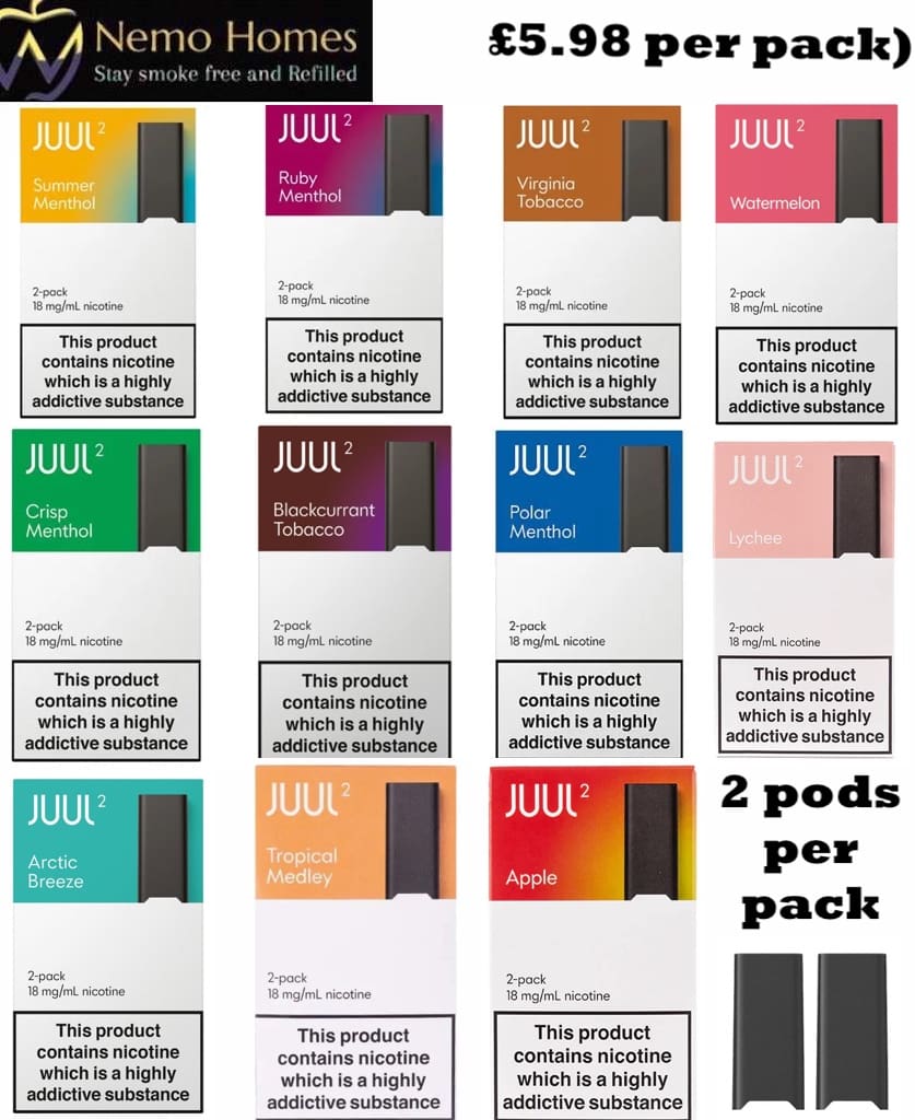 JUUL 2 Pods (5.98) + Juul 2 Kits (£17.95) | Juul2 Device