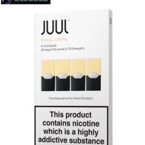 Buy Juul Royal Creme 20mg 2.0% Pod Refills  - Free UK Next Day Delivery (no minimum spend)