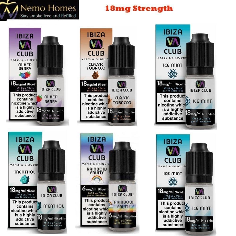 can you buy vapes in ibiza Ibiza Club 18mg 50-50 Vape E liquid