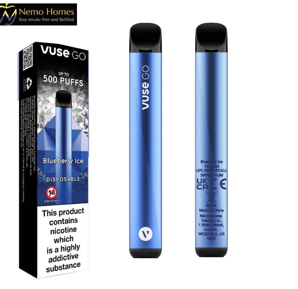 Blueberry Ice Vuse Go Disposable Pen Nemo Homes Vape Shop