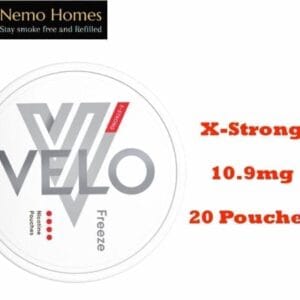 Buy Velo Freeze Nicotine Pouches - 17mg, Freeze - Free UK Next Day Delivery (no minimum spend)