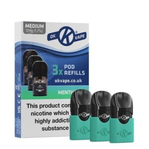 Buy Ok Vape Pod Vape Kit Disposable Pods - Free UK Next Day Delivery (no minimum spend)