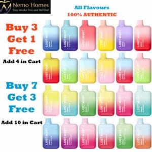 Buy Lost Mary BM600 Vape Box - Free UK Next Day Delivery (no minimum spend)