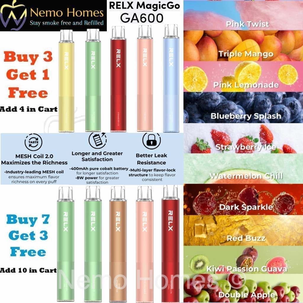 relx vape flavors Shop Our RELX Vaping Products from MyVaporStore Today main image 1