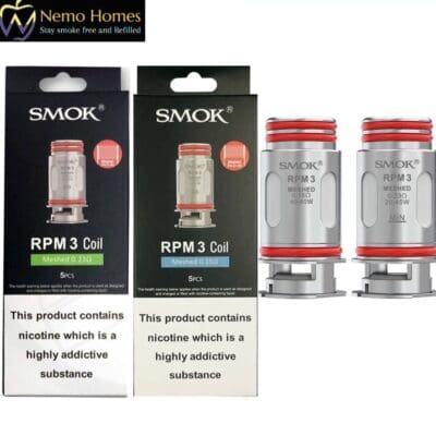 Buy Smok NORD 5 RPM 3 Pod and Coils - Free UK Next Day Delivery (no minimum spend)