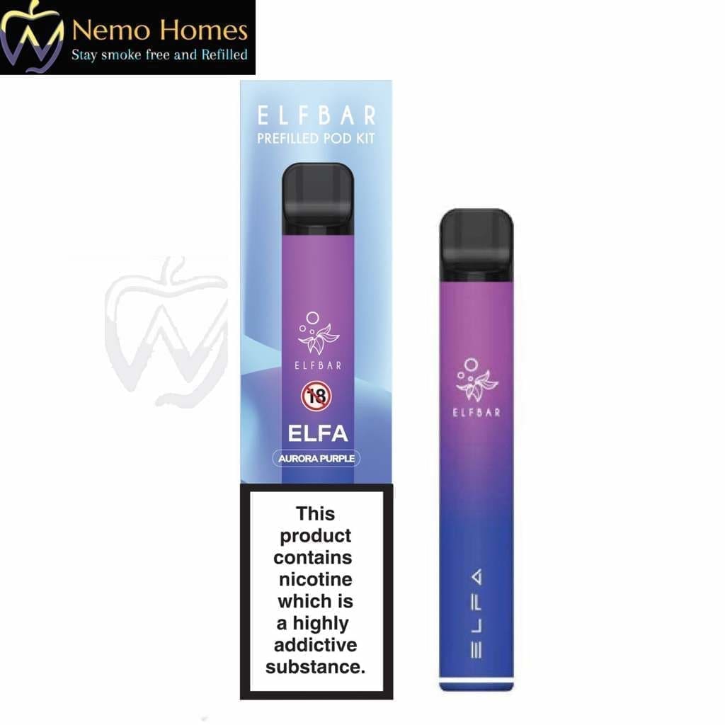Buy ELFBar Reusable V1 and V2 Vape Pen | Elfa - Free UK Next Day Delivery (no minimum spend)