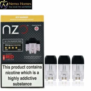 Buy NZO Icy Mango 20mg Nic Salt Pod Disposable Pods - Free UK Next Day Delivery (no minimum spend)