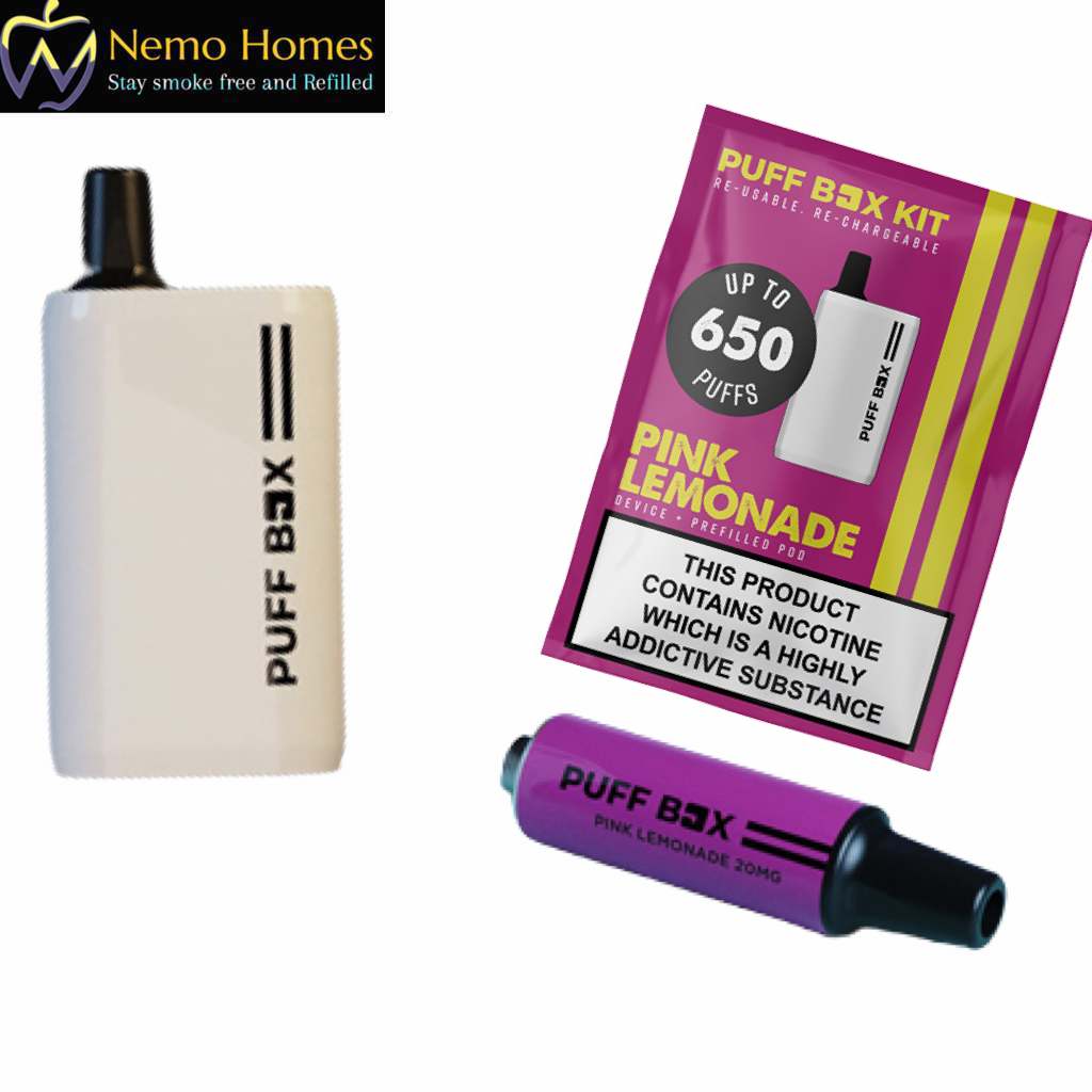 Puff Box Rechargeable Disposables Puffbox Nemo Homes Vape Shop
