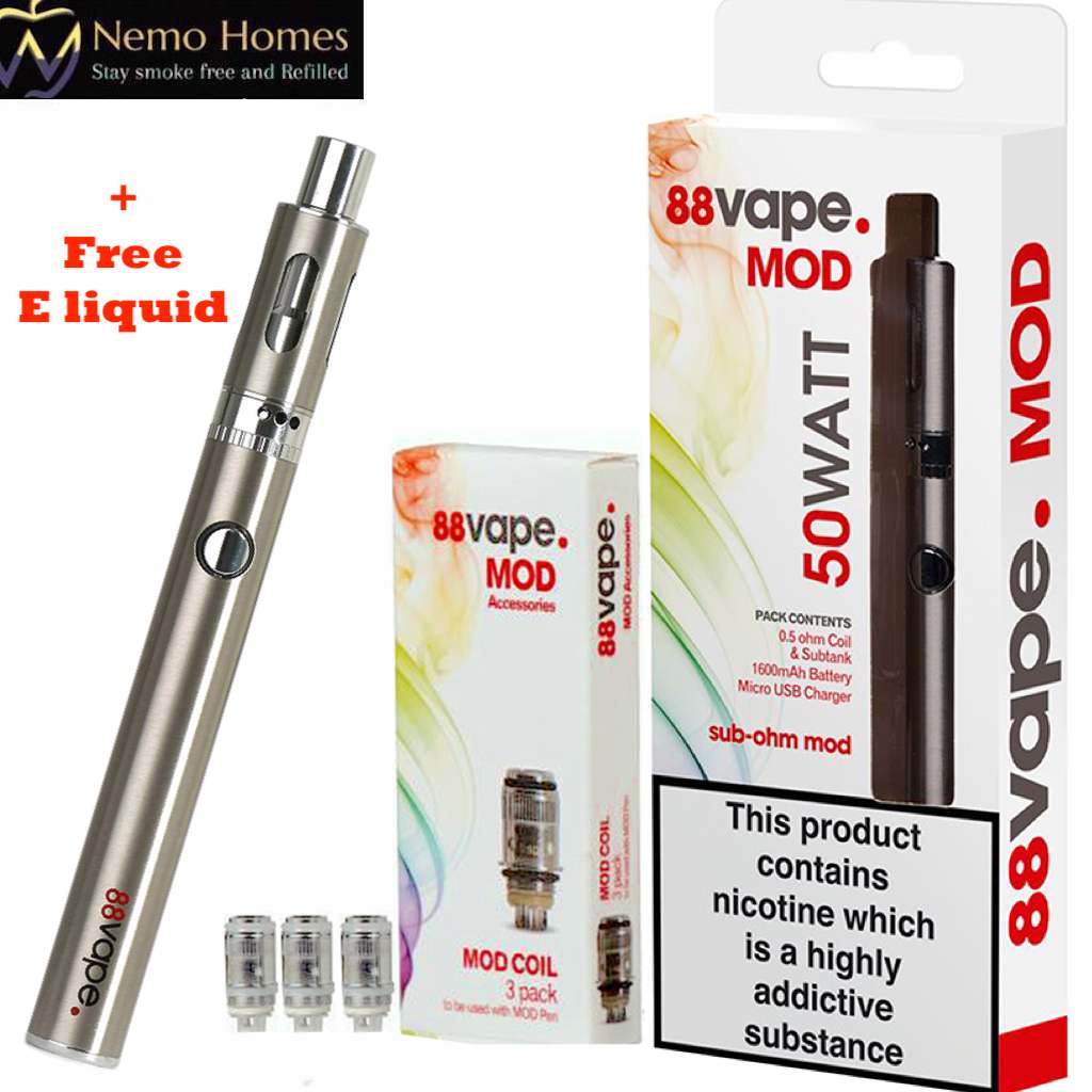88Vape 50w Mod Vape Pen + E liquid Nemo Homes Vape Shop