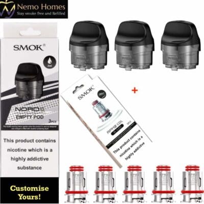 Buy Smok Nord C Pod and RPM 2 Coils - Free UK Next Day Delivery (no minimum spend)
