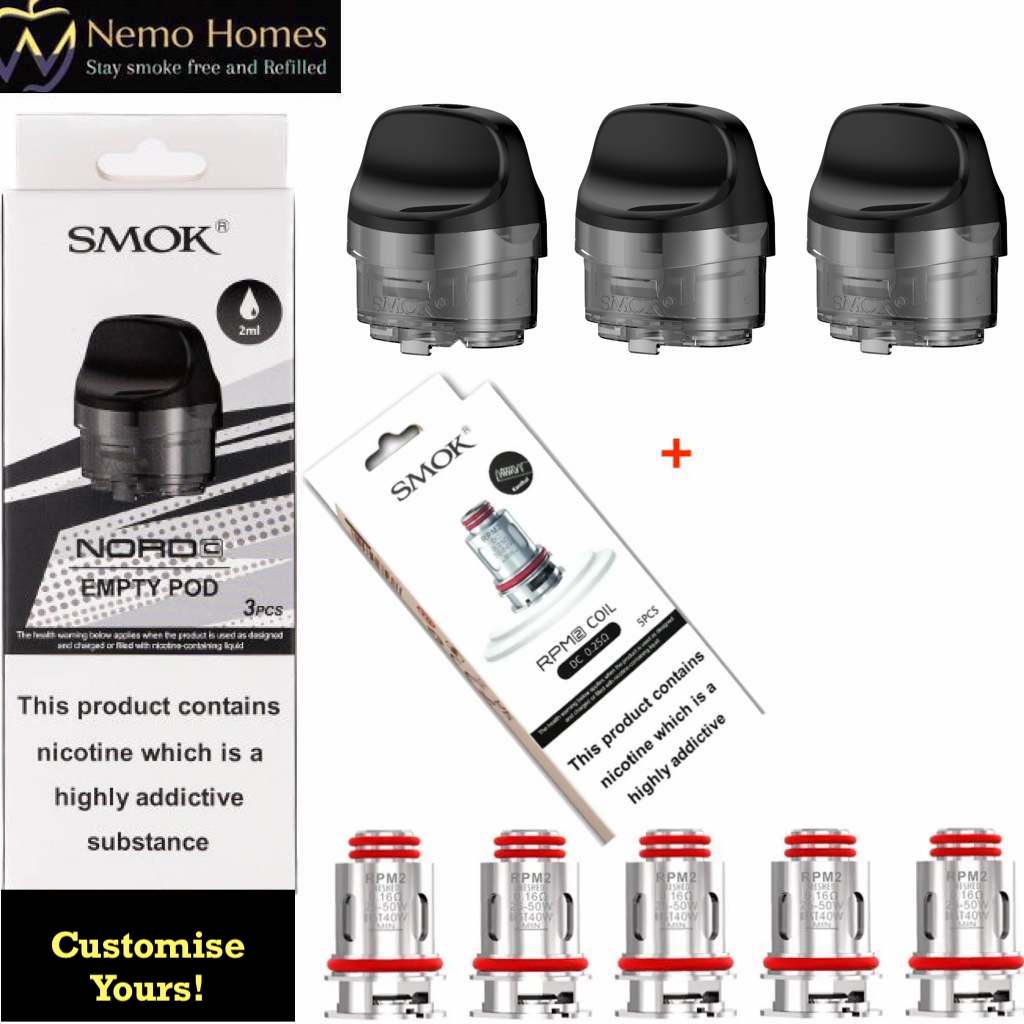 Smok Nord C Pod and RPM 2 Coils - Nemo Homes