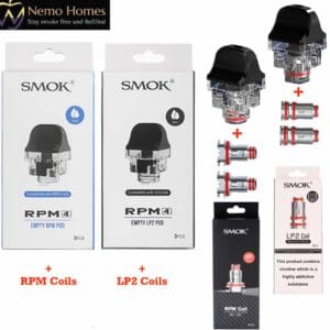 Buy Smok RPM4 Pod | LP2 Pod and Coils  - Free UK Next Day Delivery (no minimum spend)