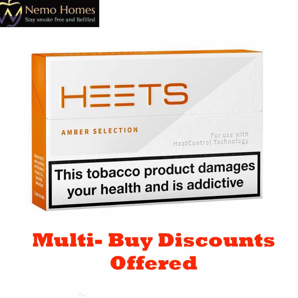 Buy IQOS Amber Heets Tobacco Sticks Heated Tobacco - Free UK Next Day Delivery (no minimum spend)