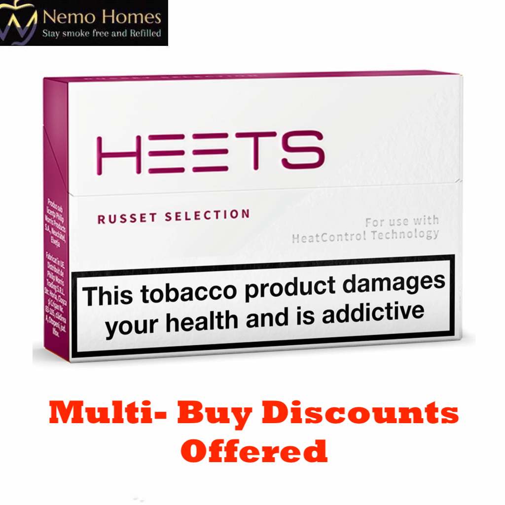 heated tobacco discounts IQOS Russet Heets Tobacco Sticks