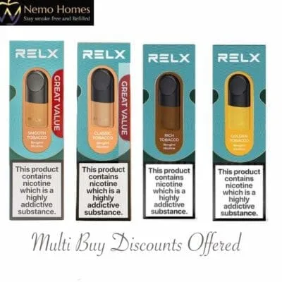 Relx Tobacco Flavour Cotton Pods