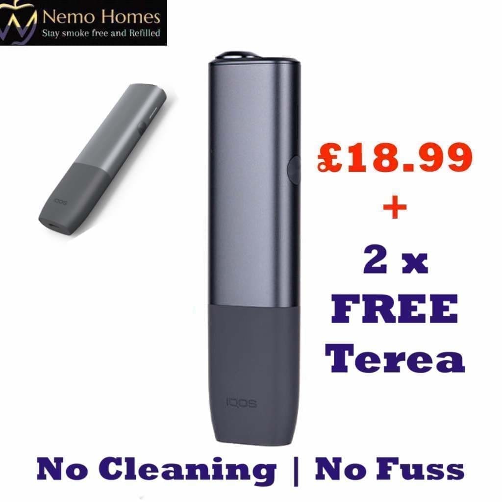IQOS ILuma One Kit Pebble Grey - Nemo Homes IQOS ILuma One Kit Pebble Grey - Nemo Homes