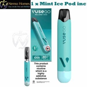vuse go mint Ice 1000 Rechargeable Vape Geek Bar Zodiac Flavors Pod Kits Version:External Battery Version