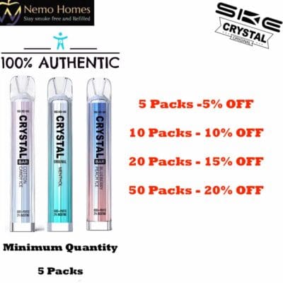 Buy SKE Crystal Vape Bar - Free UK Next Day Delivery (no minimum spend)