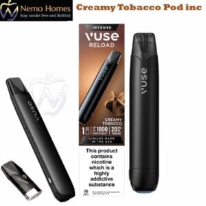 Buy Creamy Tobacco Vuse Go 1000 Rechargeable Vape Disposable - Free UK Next Day Delivery (no minimum spend)