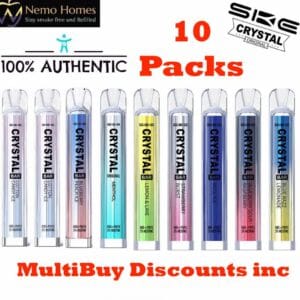 Buy SKE Crystal 20mg Vape 10 Packs - Free UK Next Day Delivery (no minimum spend)