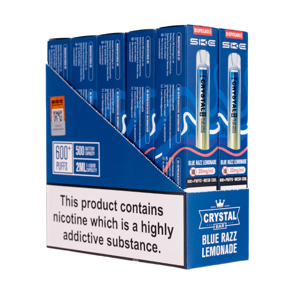 Buy SKE Crystal 20mg Vape 10 Packs - Free UK Next Day Delivery (no minimum spend)