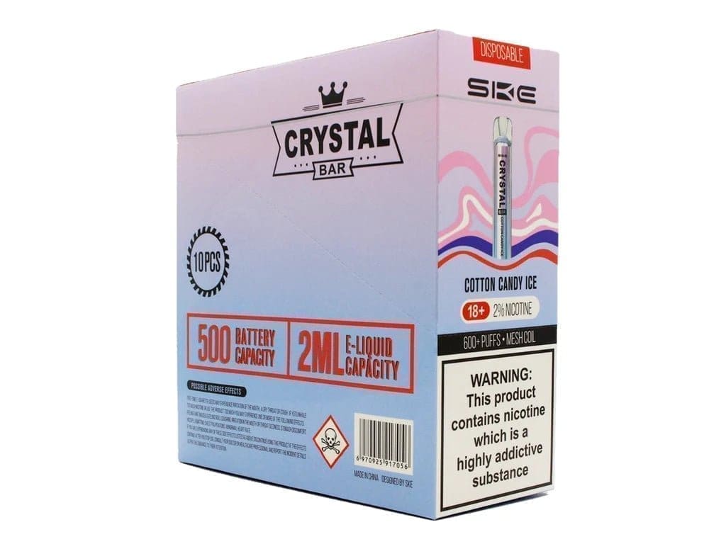 Buy SKE Crystal 20mg Vape 10 Packs - Free UK Next Day Delivery (no minimum spend)
