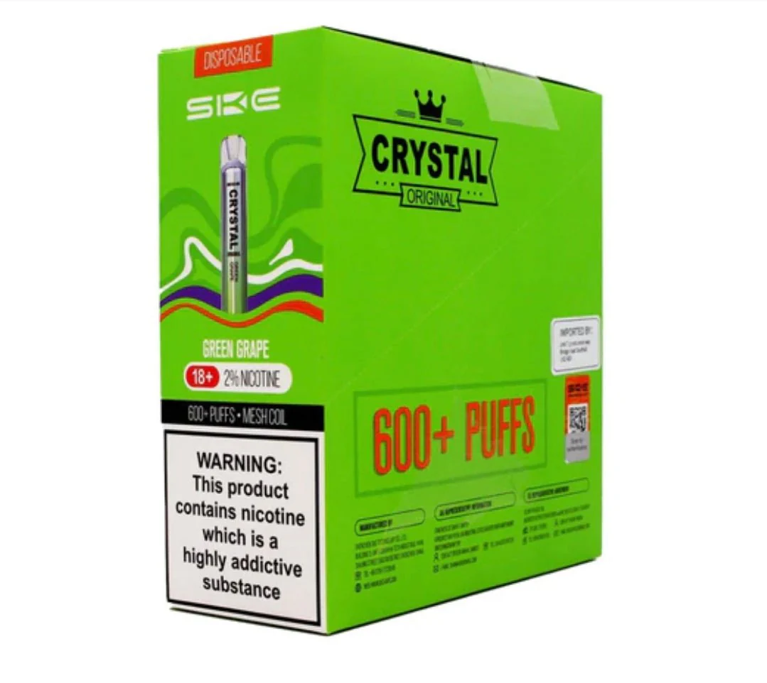 Buy SKE Crystal 20mg Vape 10 Packs - Free UK Next Day Delivery (no minimum spend)