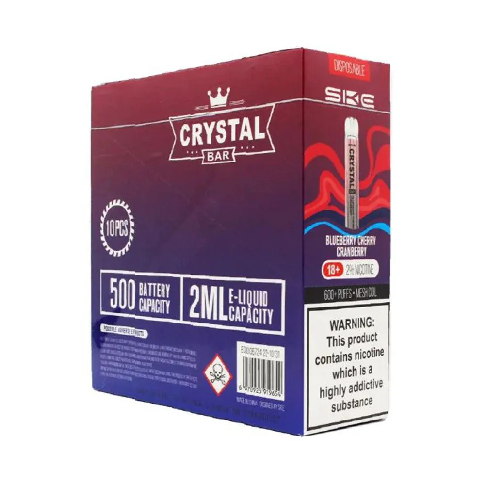 Buy SKE Crystal 20mg Vape 10 Packs - Free UK Next Day Delivery (no minimum spend)