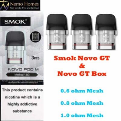 Buy Smok Novo M Replacement Pod - Free UK Next Day Delivery (no minimum spend)